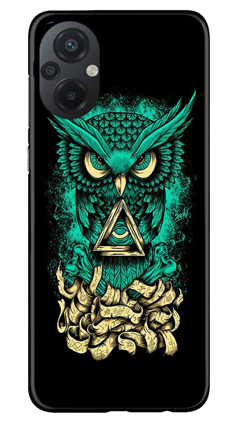 Owl Mobile Back Case for Poco M5 (Design - 317)
