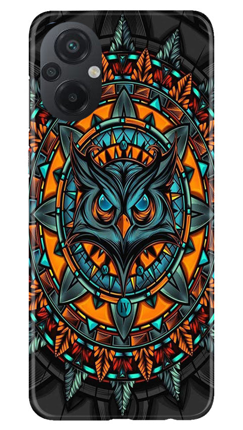 Owl Mobile Back Case for Poco M5 (Design - 319)