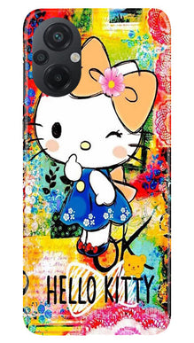 Hello Kitty Mobile Back Case for Poco M5 (Design - 321)