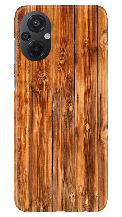 Wooden Texture Mobile Back Case for Poco M5 (Design - 335)