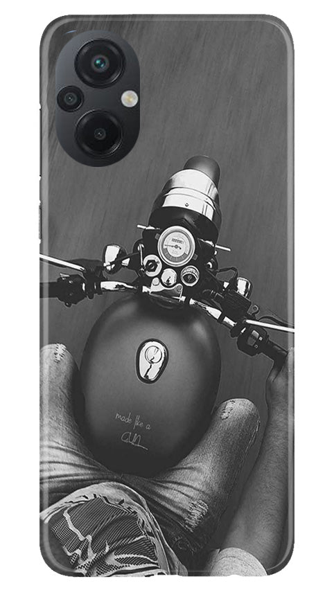 Royal Enfield Mobile Back Case for Poco M5 (Design - 341)