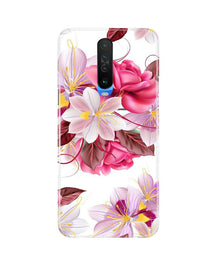 Beautiful flowers Mobile Back Case for Poco X2 (Design - 23)
