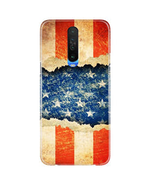 United Kingdom Mobile Back Case for Poco X2 (Design - 52)
