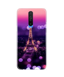 Eiffel Tower Mobile Back Case for Poco X2 (Design - 86)
