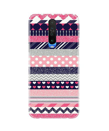 Pattern3 Mobile Back Case for Poco X2 (Design - 90)