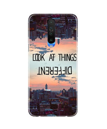 Look at things different Mobile Back Case for Poco X2 (Design - 99)