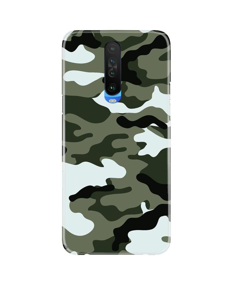 Army Camouflage Case for Poco X2  (Design - 108)