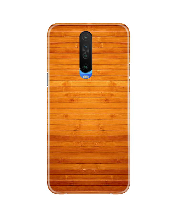 Wooden Look Case for Poco X2  (Design - 111)