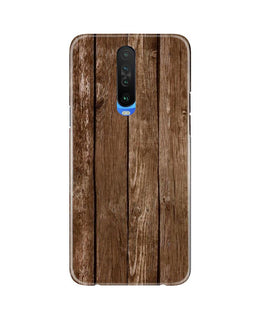 Wooden Look Case for Poco X2(Design - 112)