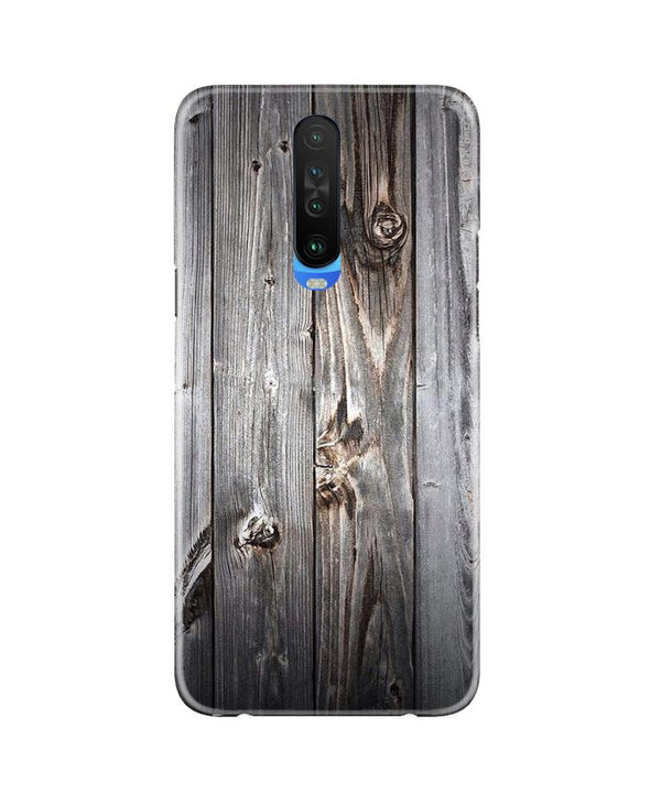 Wooden Look Case for Poco X2  (Design - 114)