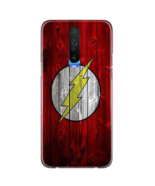 Flash Superhero Mobile Back Case for Poco X2  (Design - 116)
