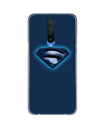 Superman Superhero Mobile Back Case for Poco X2  (Design - 117)
