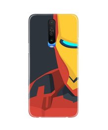 Iron Man Superhero Mobile Back Case for Poco X2  (Design - 120)