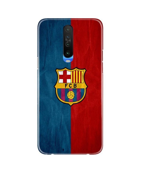 FCB Football Case for Poco X2  (Design - 123)