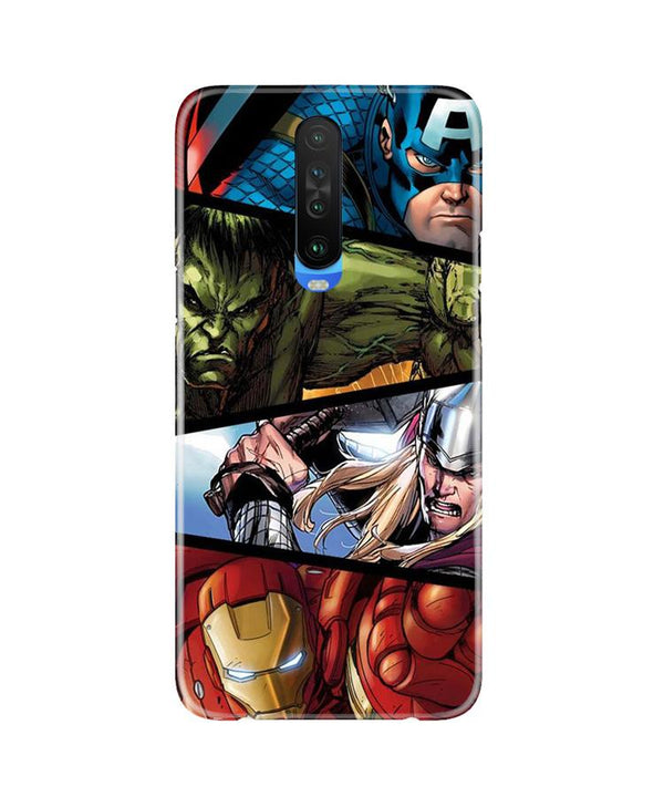 Avengers Superhero Case for Poco X2  (Design - 124)
