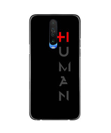 Human Mobile Back Case for Poco X2  (Design - 141)