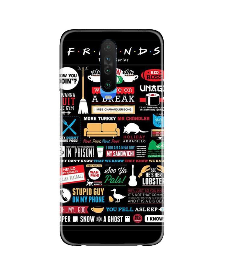 Friends Case for Poco X2  (Design - 145)