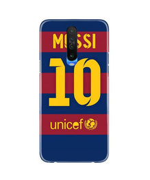 Messi Mobile Back Case for Poco X2  (Design - 172)