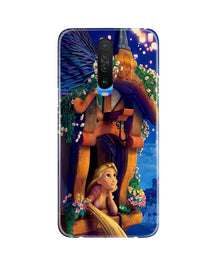 Cute Girl Mobile Back Case for Poco X2 (Design - 198)