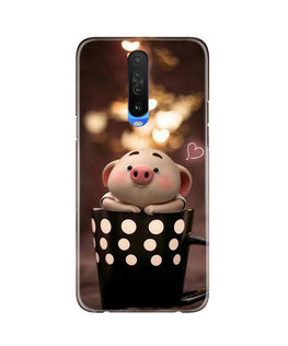 Cute Bunny Case for Poco X2 (Design No. 213)