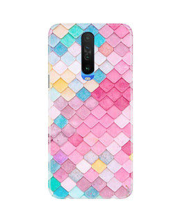 Pink Pattern Case for Poco X2 (Design No. 215)