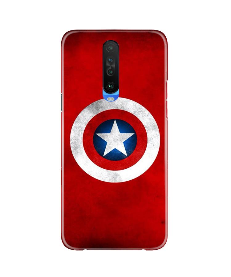 Captain America Case for Poco X2 (Design No. 249)
