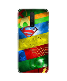 Superheros Logo Mobile Back Case for Poco X2 (Design - 251)