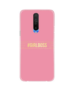 Girl Boss Pink Case for Poco X2 (Design No. 263)