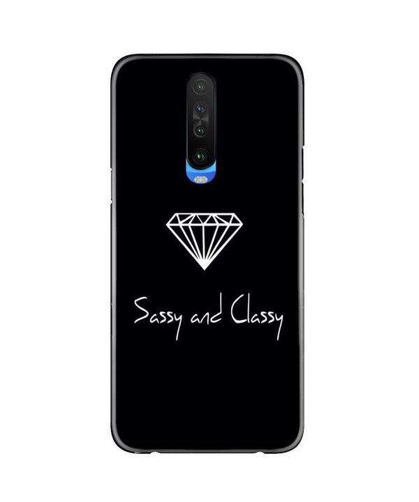 Sassy and Classy Case for Poco X2 (Design No. 264)