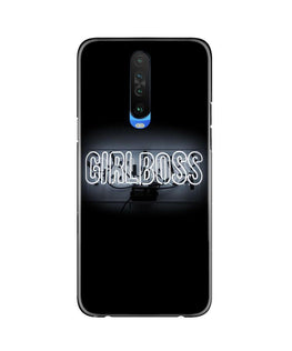 Girl Boss Black Case for Poco X2 (Design No. 268)