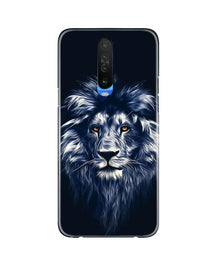 Lion Mobile Back Case for Poco X2 (Design - 281)