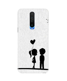 Cute Kid Couple Mobile Back Case for Poco X2 (Design - 283)