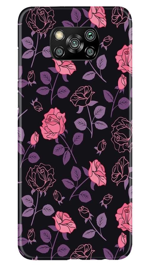 Rose Pattern Case for Poco X3 Pro
