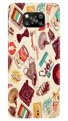 Vintage Mobile Back Case for Poco X3 Pro (Design - 35)