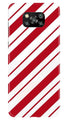 Red White Case for Poco X3