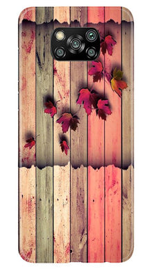 Wooden look2 Mobile Back Case for Poco X3 Pro (Design - 56)