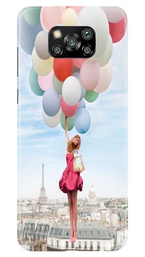 Girl with Baloon Case for Poco X3 Pro