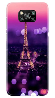 Eiffel Tower Mobile Back Case for Poco X3 Pro (Design - 86)