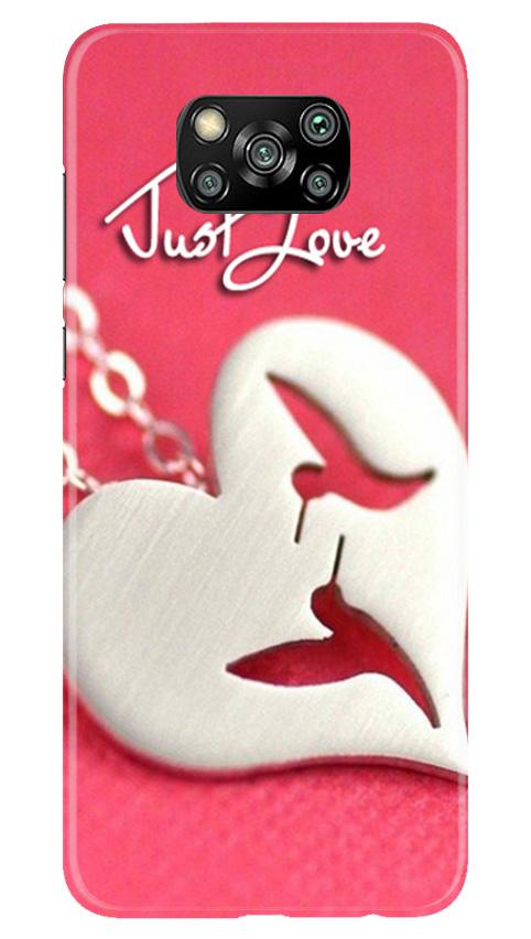 Just love Case for Poco X3