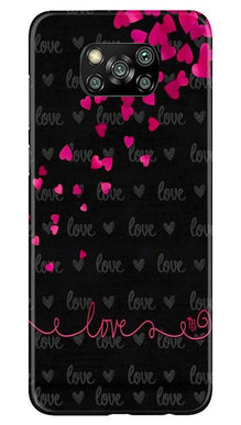 Love in Air Mobile Back Case for Poco X3 Pro (Design - 89)