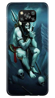 Lord Shiva Mahakal2 Mobile Back Case for Poco X3 Pro (Design - 98)