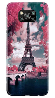 Eiffel Tower Mobile Back Case for Poco X3 Pro  (Design - 101)