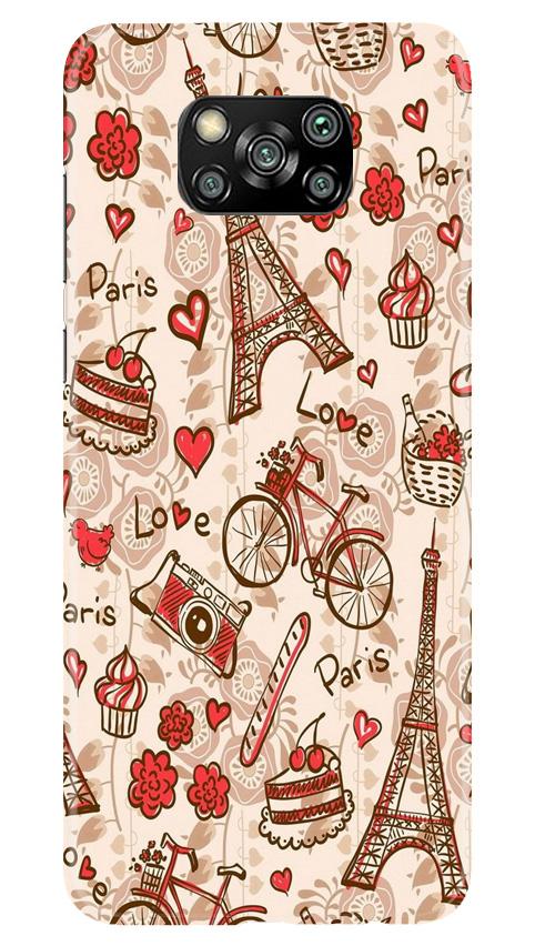 Love Paris Case for Poco X3  (Design - 103)