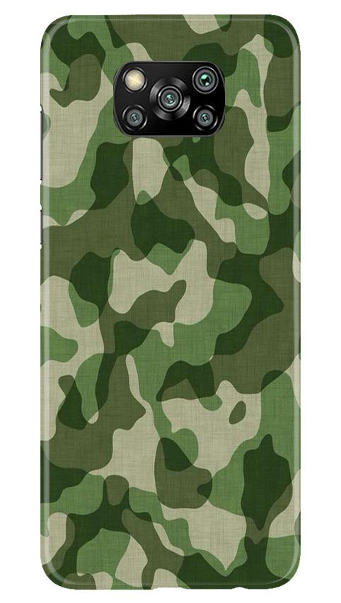 Army Camouflage Case for Poco X3(Design - 106)