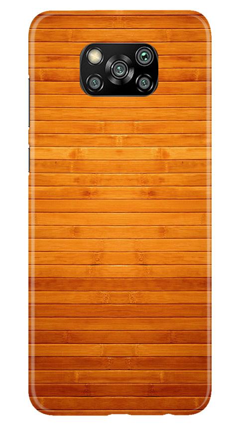 Wooden Look Case for Poco X3 Pro  (Design - 111)