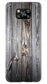 Wooden Look Case for Poco X3 Pro  (Design - 114)