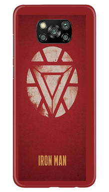 Iron Man Superhero Mobile Back Case for Poco X3 Pro  (Design - 115)