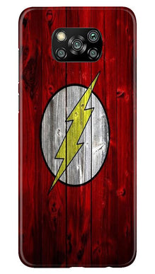 Flash Superhero Mobile Back Case for Poco X3 Pro  (Design - 116)
