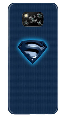 Superman Superhero Mobile Back Case for Poco X3 Pro  (Design - 117)