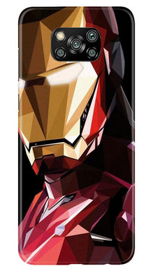 Iron Man Superhero Mobile Back Case for Poco X3  (Design - 122)